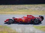 Михаэль Шумахер на тестах в Муджелло за рулем Ferrari F2007
