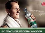 Михаэль Шумахер на рекламном плакате Rosbacher