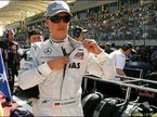 Михаэль Шумахер перед стартом Гран При Бахрейна