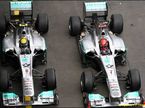 Нико Росберг и Михаэль Шумахер. Mercedes GP