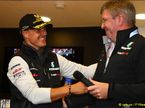 Михаэль Шумахер с руководителем Mercedes Россом Брауном