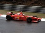 Михаэль Шумахер на Ferrari F310B на Гран При Бельгии 1997 года 