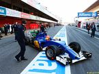 Фелипе Наср на новой  Sauber C35 в Барселоне