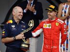 Эдриан Ньюи и Себастьян Феттель после финиша Гран При Монако, 2018 год
