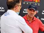 Эдриан Ньюи (справа) и Николас Томбасис, технический директор FIA, фото XPB