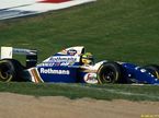 Айртон Сенна за рулём Williams FW16 в Имоле, 1994 год