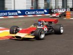 Эдриан Ньюи за рулём Lotus 49B на трассе в Монако, фото Автоклуба Монако
