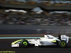 Brawn BGP001 на трассе Гран При Абу-Даби