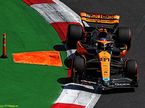 Оскар Пиастри за рулём McLaren MCL60 на трасс в Мехико