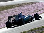 Нико Росберг за рулём Mercedes F1 W06 на тестах в Хересе