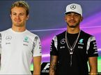 Нико Росберг и Льюис Хэмилтонна пресс-конференции в четверг