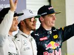 Нико Росберг, Льюис Хэмилтон и Макс Ферстаппен