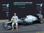 Нико Росберг на презентации нового шасси Mercedes