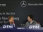Нико Росберг и Тото Вольфф на пресс-конференции в Хоккенхайме