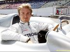 Нико Росберг за рулем Mercedes W196, 2012 год