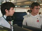 Участники молодёжных тестов Sauber - Серхио Перес и Эстебан Гутьеррес