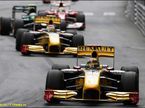 Пилоты Renault на трассе в Монако