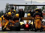 Renault F1 на тестах в Барселоне