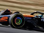 Резина Medium на McLaren Ландо Норриса, показавшего лучшее время пятницы, фото XPB