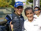 Ален Прост и его сын Николя, гонщик Формулы E, фото e.dams