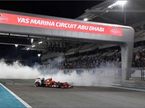 Кими Райкконен за рулём Ferrari F60 на трассе в Яс-Марине