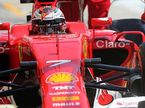 Кими Райкконен в боксах Ferrari