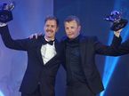 Кими Райкконен и Себастьян Феттель на церемонии награждения FIA в Санкт-Петербурге