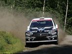 Кими Райкконен на трассе Rally Finland