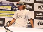Кими Райкконен на пресс-конференции перед Rally Finland