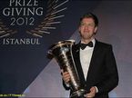 Себастьян Феттель на церемонии награждения FIA
