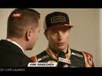 Кими Райкконен на презентации Lotus E21