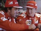 Фернандо Алонсо и Кими Райкконен в Маранелло