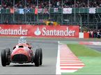 Фернандо Алонсо в Сильверстоуне за рулём исторической Ferrari 125 образца 1950 года