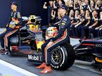 Команда Red Bull Racing отмечает окончание сезона в Абу-Даби