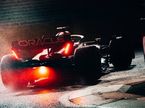 Машина Red Bull Racing на трассе в Сингапуре, фото XPB