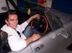 Михаил Алешин за рулем Alfa Romeo