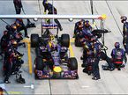 Пит-стоп Марка Уэббера на трассе в Малайзии