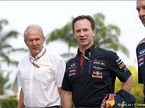 Руководство Red Bull Racing - Хельмут Марко, Кристиан Хорнер и Эдриан Ньюи