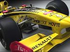 Логотип Trina Solar на машине Renault F1