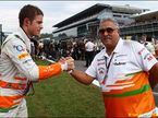 Пол ди Реста и руководитель Force India Виджей Малья