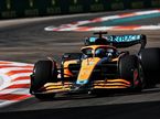 Даниэль Риккардо за рулём McLaren на трассе в Майами, фото XPB