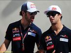 Даниэль Риккардо (справа) и Жан-Эрик Вернь