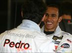Педро де ла Роса и Льюис Хэмилтон. Тесты McLaren. Октябрь 2006. Херес