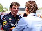 Педро де ла Роса берёт интервью у Макса Ферстаппена, победителя Гран При Испании