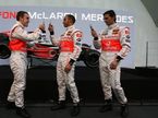 Педро де ла Роса (справа) на презентации машины McLaren в 2007 году, фото XPB