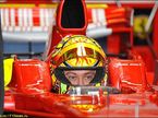 Валентино Росси за рулем Ferrari