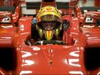 Валентино Росси за рулем Ferrari