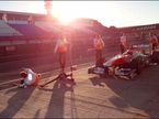 Инцидент в боксах Force India. Фото Auto Motor und Sport