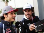 Карлос Сайнс и Фернандо Алонсо