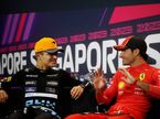 Карлос Сайнс и Ландо Норрис после Гран При Сингапура, фото XPB